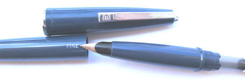 EVERSHARP / PARKER BIG E FOUNTAIN PEN WITH BOTH pRKER AND EVERSHARP LOGOS ON THE CAP